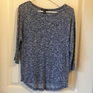 Forever 21 blue shirt